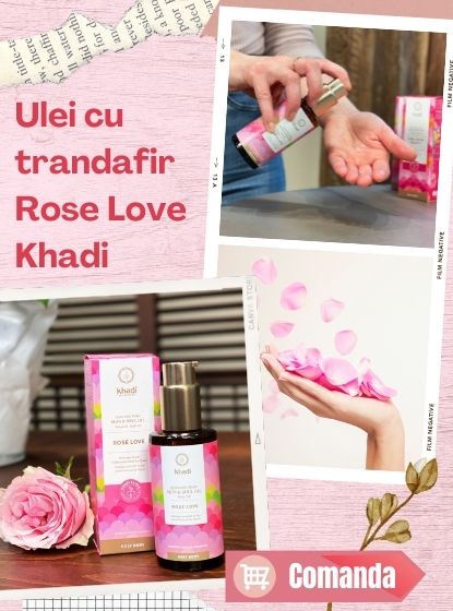 Ulei cu trandafir Rose Love Khadi